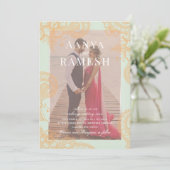 メンディフォト結婚式招待状 招待状 (スタンド正面)