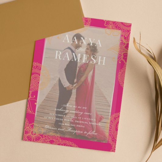 メンディフォト結婚式招待状 招待状