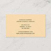 メンディヘナマッサージヒーリングアーツハンズ 名刺 (裏面)