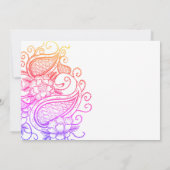 メンディレインボー招待状 招待状 (裏面)