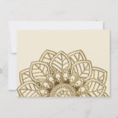 メンディレース(カスタマイズ招待状) 招待状 (裏面)