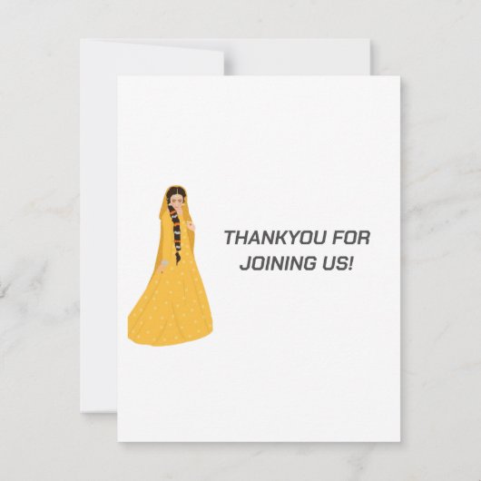 メンディ招待状 (裏面)