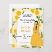 メンディ招待状 (正面/裏面)