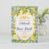 メンディ招待状&イタリアンテーマデコール 招待状 (スタンド正面)