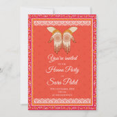 メンディ招待状&ヘナパーティーメヘンディ招待状 招待状 (正面)