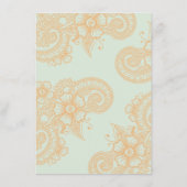 メンディ結婚の挿入 エンクロージャーカード (裏面)