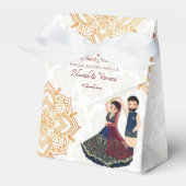 メンディ&サンゲエマナダラとかわいいインディアンカップル フェイバーボックス (正面サイド)