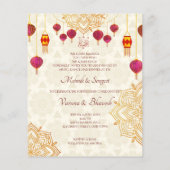 メンディ&サンジェート招待可愛いインディアンカップル (裏面)