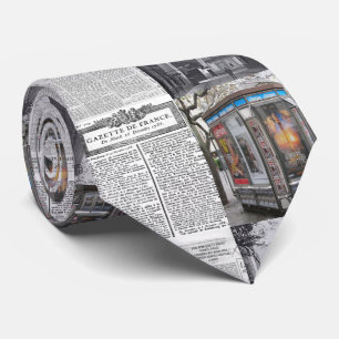 メンデザイナータイズパリフランス新聞 ネクタイ