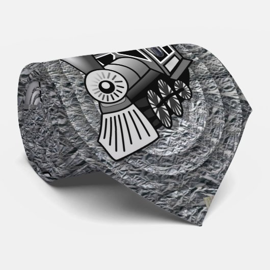 メンデザイナーヴィンテージ列車 ネクタイ (ロール)