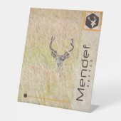 メンデフ 台座サイン (正面)