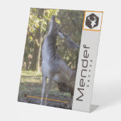 メンデフ 台座サイン (正面)