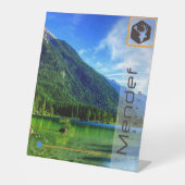 メンデフ 台座サイン (正面)