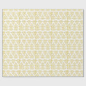 メンデラパターン、金ゴールド ラッピングペーパー (フラット)