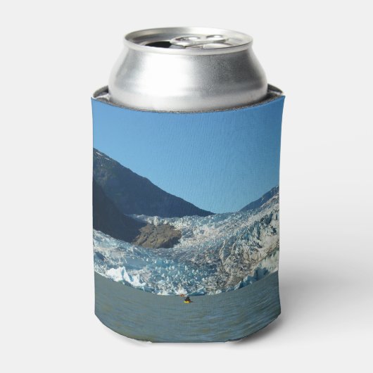 メンデンホール氷河でのカヤック 缶クーラー (缶正面)
