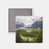 メンデンホール氷河ジュノー・アラスカ磁石 マグネット (正面/裏面)