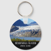 メンデンホール氷河ジュノー・アラスカ キーホルダー (正面)