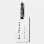 メンデンホール氷河/ジュノー・アラスカ ラゲッジタグ (裏面縦)