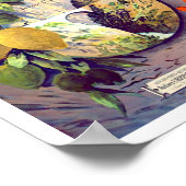 メントンフランスヴィンテージ旅行 ポスター (角)