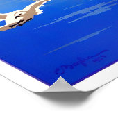 メントンフランスヴィンテージ旅行 ポスター (角)