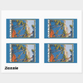 メントン 長方形シール (シート)