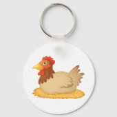 メンドオンネストキュートな農場動物 キーホルダー (正面)