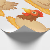 メンドオンネストキュートな農場動物 ラッピングペーパー