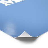 メンドシーノカリフォルニアの地図 ポスター (コーナー)