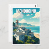 メンドシーノカリフォルニアトラベル ポストカード (正面/裏面)