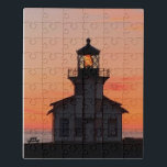 メンドシーノライトハウスサンセット写真 ジグソーパズル<br><div class="desc">初めまして!私が撮った写真が気に入ってくれるといいな!自感じ分の文字を追加し、私の店をチェックする自由に!</div>