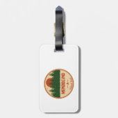 メンドシーノ国有林 ラゲッジタグ (裏面縦)