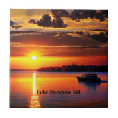 メンドタ湖(WI) タイル (正面)