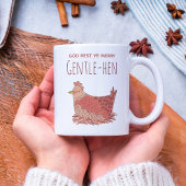 メンドチキンおもしろいクリスマスプーン コーヒーマグカップ