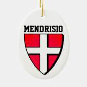 メンドリシオの紋章 – スイス セラミックオーナメント (裏面)