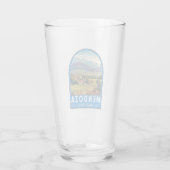 メンドーザアルゼンチントラベルアートヴィンテージ タンブラーグラス (裏面)