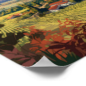 メンドーザアルゼンチントラベルアートヴィンテージ ポスター (角)