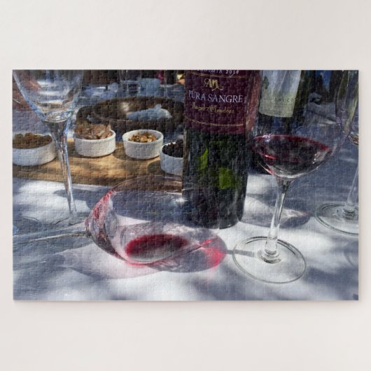 メンドーザワインの試飲 ジグソーパズル (横)