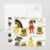 メンドーザ写本 ポストカード (正面/裏面)