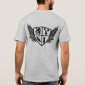 メンナーワッペンシュワルツWeias Tシャツ (裏面)