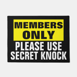 メンバーのみ ドアマット