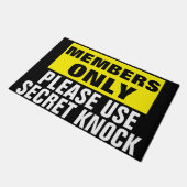 メンバーのみ ドアマット (アングル)