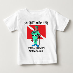 メンバーのスキューバスティーブの秘密のベビー ベビーTシャツ