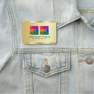 メンバーの写真とビジネスのロゴはこちらテンプレート 名札