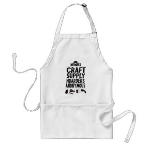 メンバークラフト供給ホアダー匿名スローガンT-Sh スタンダードエプロン