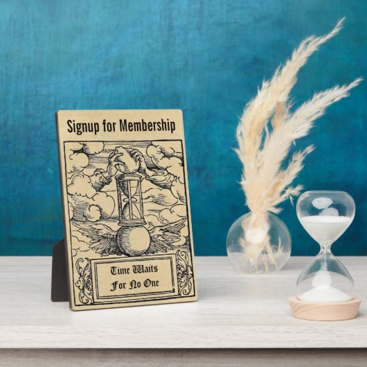 メンバーシップドライブが1台待たない時間 フォトプラーク (側面)