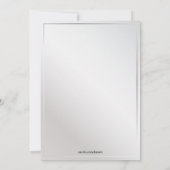 メンバー限定の独身パーティー 招待状 (裏面)