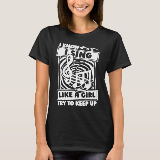 メンバー・ガール合唱団シンガー合唱団 Tシャツ (正面)