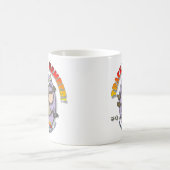 メンバー- Huffinの雌牛のコーヒーか旅行またはビールのジョッキ! コーヒーマグカップ (中央)