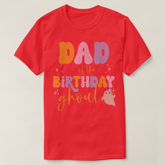 メンパパの誕生日グールキュート幽霊ハロウィー Tシャツ (デザイン正面)