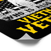 メンパパグランドパベトナム退役軍人ヴィンテージシャツメンズ ポスター (角)